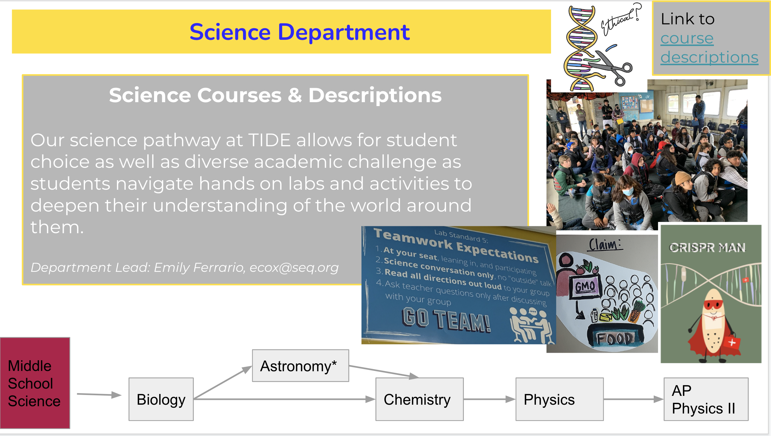 Science Department