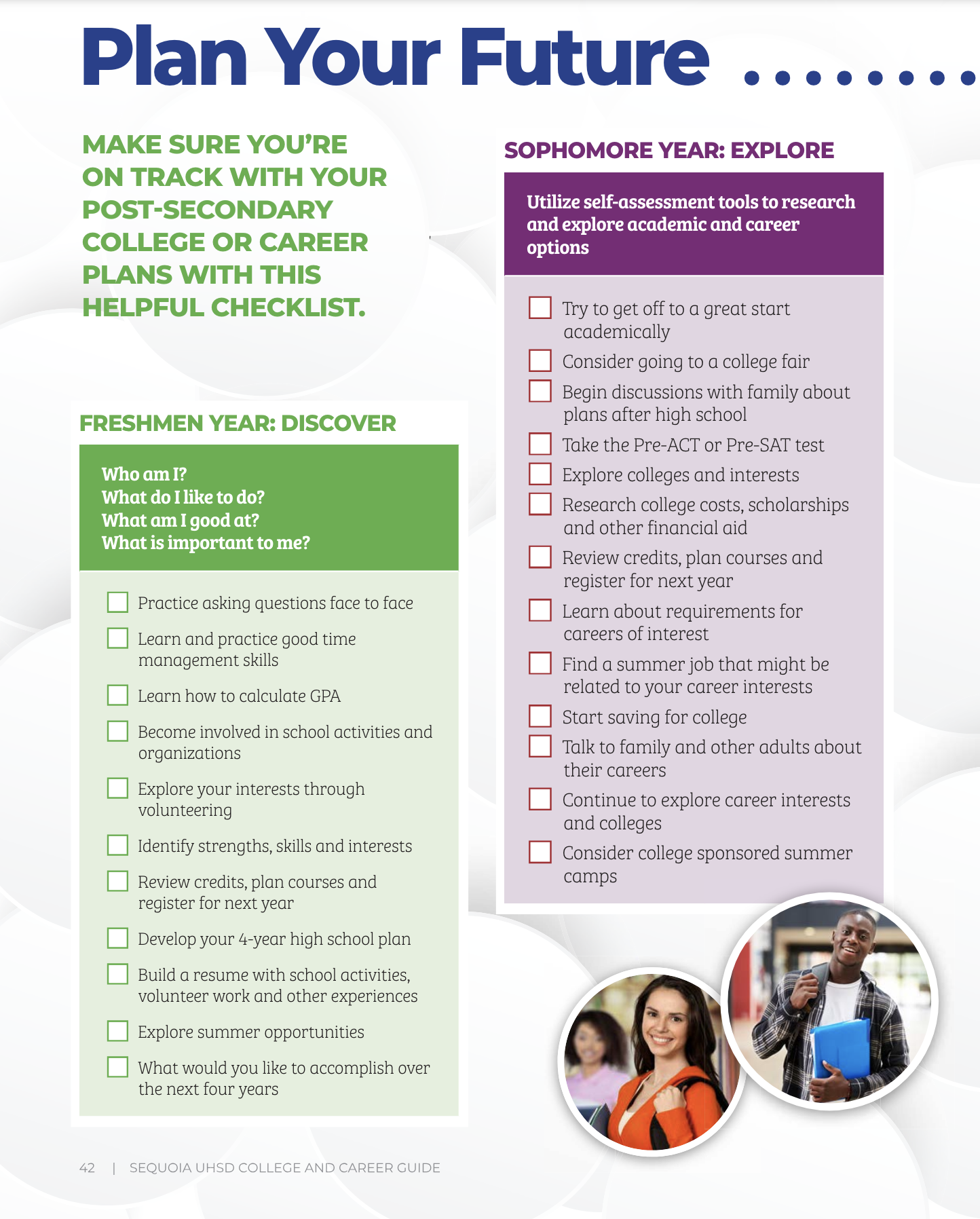 Pages for Sequoia Career Guide