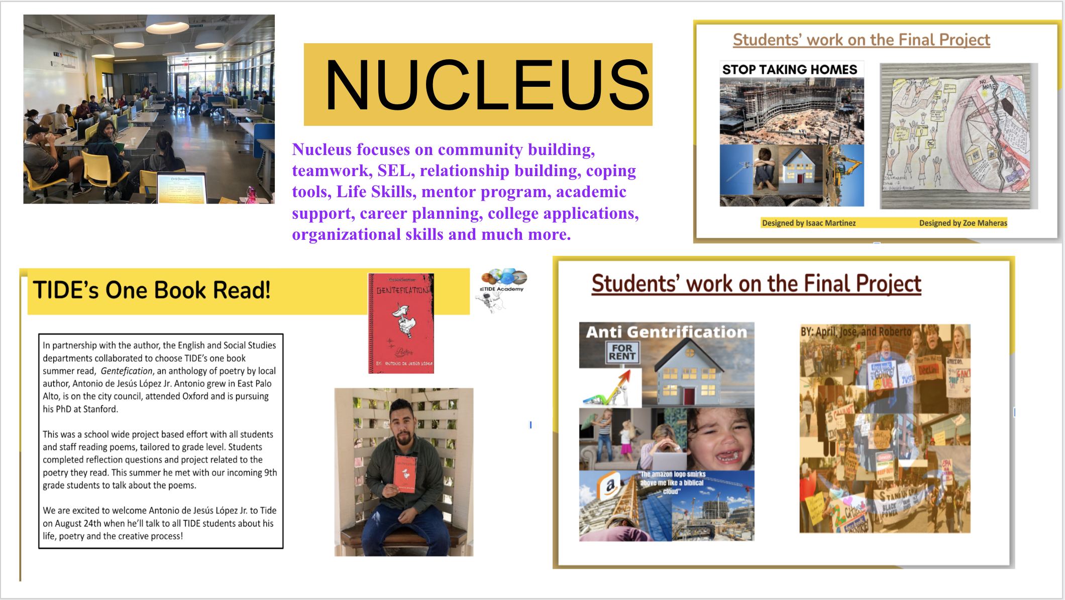 Nucleus at TIDE