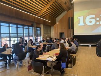 Our students exploring the resources at Foothill College