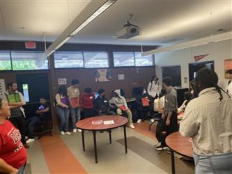 Our students exploring the Disability resources at Foothill College