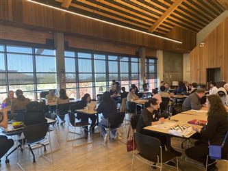 Our students exploring the resources at Foothill College