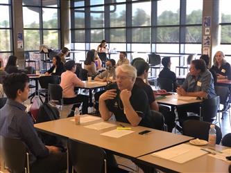 Students engaging in Mock Interviews 