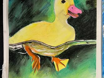 Oil Pastel Animal Project