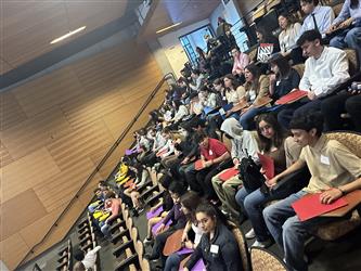 Students Assembled for Keynote Address