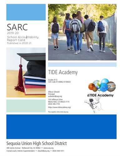 TIDE Academy - School Accountability Report Card SARC