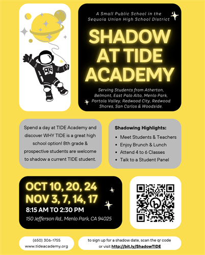 Shadow Program Flyer 