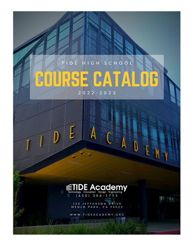 Tide Academy Course Catalog 2022-2023